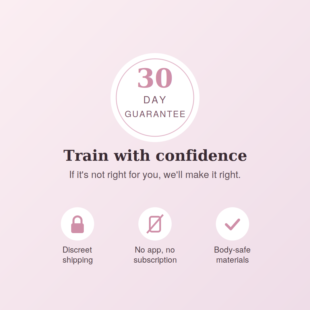 Niella Pelvic Floor Trainer — Smart Counter Edition